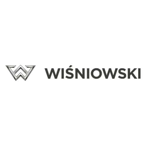 Logo producenta bram drzwi i okien firmy Wiśniowski