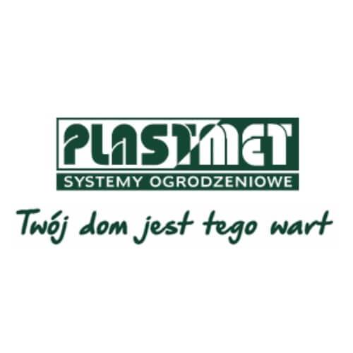 Logo producenta bram i ogrodzeń firmy PLAST-MET